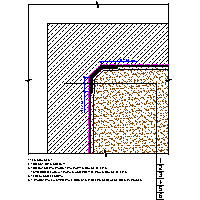 TechnoNICOL  - The foundation STANDARD TechnoNicol - 1.8. The foundation TN STANDARD - processing internal angle dwg