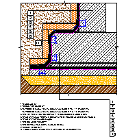 TechnoNICOL  - The foundation THERMO TechnoNicol - 4.2. The foundation TN TERMO - a combination of vertical surface with horizontal dwg