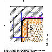 TechnoNICOL  - The foundation THERMO TechnoNicol - 4.8. The foundation TN TERMO - processing internal angle dwg