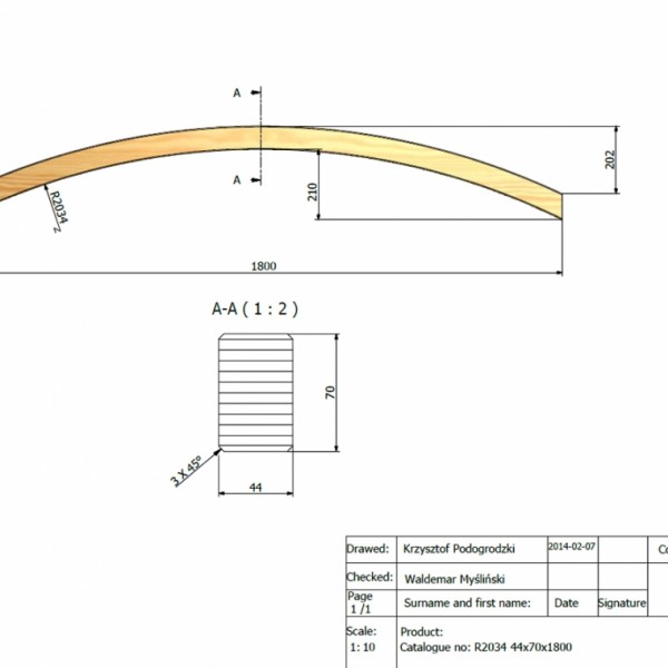 Jagram-Pro S.A. - Arch pergola 44x70x1800 - New photo