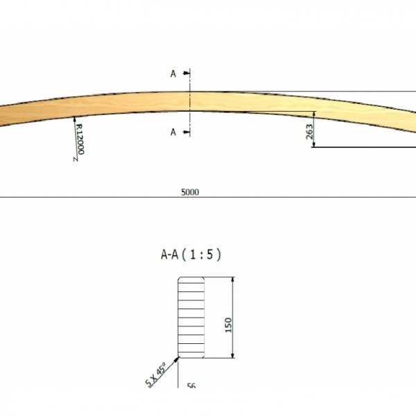 Jagram-Pro S.A. - Łuk konstrukcyjny 56x150x5000 - Nowe zdjęcie