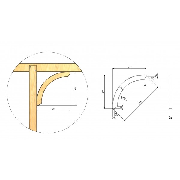 Jagram-Pro S.A. - Arch support 55x80x750 - New photo