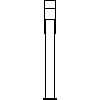 Kanlux S.A. - Oprawa ogrodowa DARSA EL-235A - widok z przodu dwg