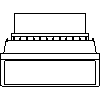 Kanlux S.A. - Projector with LED module MONDO LED MCOB-30-GR - Projection dwg