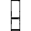 Sharp  - Refrigerator - Bottom freezer SJ-WP360T-BE - View dwg