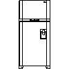 Sharp  - Refrigerator - Capacity 500-600 L SJ-PT690R-S - View dwg