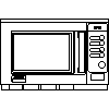 Sharp  - The oven R-25AM - View dwg