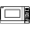 Sharp  - The oven R-642INE - View dwg