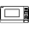 Sharp  - The oven R-242INE - View dwg