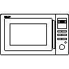 Sharp  - The oven R-82STE - View dwg