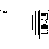 Sharp  - The oven R-842INE - View dwg