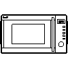 Sharp  - The oven R-60st - View dwg