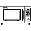 Sharp  - The oven R-15AM - View dwg