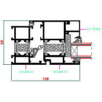 Aluprof S.A. - System okienno-drzwiowy MB-60HI - System okienno-drzwiowy 9 MB-60HI-015 dwg