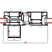 ALUPROF UK LTD. - Window and door system MB-60HI - Window-door 50-MB-110 60HI dwg