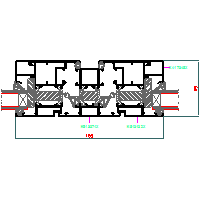 Aluprof S.A. - System okienno-drzwiowy MB-60HI - System okienno-drzwiowy 46 MB-60HI-104 dwg