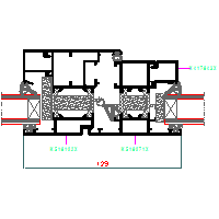 ALUPROF UK LTD. - Window and door system MB-60HI - Window-door 42-MB-100 60HI dwg