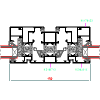 Aluprof S.A. - System okienno-drzwiowy MB-60HI - System okienno-drzwiowy 44 MB-60HI-102 dwg