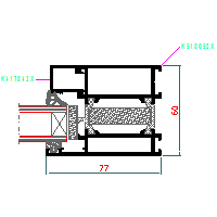 Aluprof S.A. - System okienno-drzwiowy MB-60HI - System okienno-drzwiowy 3 MB-60HI-005 dwg