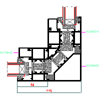 ALUPROF UK LTD. - Window and door system MB-60HI - Window-door 23-MB-031 60HI dwg