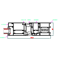 ALUPROF UK LTD. - Window and door system MB-60HI - Window-door 47-MB-107 60HI dwg