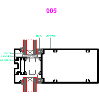 ALUPROF UK LTD. - Segment-based façade - MB-SE75 - 5 MBSE75-005 dwg