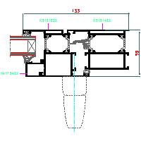 ALUPROF UK LTD. - Folding doors (folding doors) mb59s DH - 9 mb59s-HARM-009 dwg