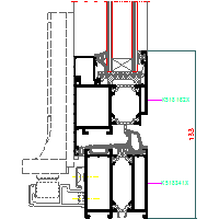 Aluprof S.A. - Drzwi harmonijkowe (folding doors) MB59S DH - 17 MB59S-HARM-018 dwg