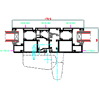 ALUPROF UK LTD. - Folding doors (folding doors) mb59s DH - 6 mb59s-HARM-006 dwg