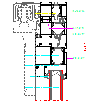 ALUPROF UK LTD. - Folding doors (folding doors) mb59s DH - 14 mb59s-HARM-015 dwg