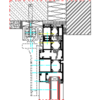 Aluprof S.A. - Drzwi harmonijkowe (folding doors) MB59S DH - 20 MB59S-HARM-023 dwg