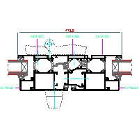 ALUPROF UK LTD. - Folding doors (folding doors) mb59s DH - 4 mb59s-HARM-004 dwg