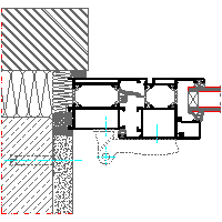 Aluprof S.A. - Drzwi harmonijkowe (folding doors) MB59S DH - 22 MB59S-HARM-025 dwg