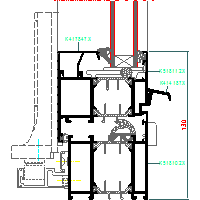 ALUPROF UK LTD. - Folding doors (folding doors) MB70 DH - 17 MB70_HARM-018 dwg