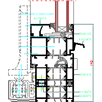 ALUPROF UK LTD. - Folding doors (folding doors) MB70 DH - 12 MB70_HARM-013 dwg