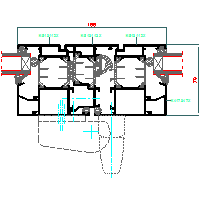 Aluprof S.A. - Drzwi harmonijkowe (folding doors) MB70 DH - 6 MB70_HARM-006 dwg