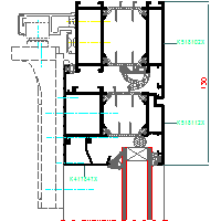 ALUPROF UK LTD. - Folding doors (folding doors) MB70 DH - 11 MB70_HARM-012 dwg