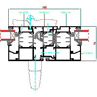 ALUPROF UK LTD. - Folding doors (folding doors) MB70 DH - 3 MB70_HARM-003 dwg