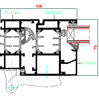 Aluprof S.A. - Drzwi harmonijkowe (folding doors) MB70 DH - 1 MB70_HARM-001 dwg