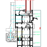 ALUPROF UK LTD. - Folding doors (folding doors) MB70 DH - 13 MB70_HARM-014 dwg