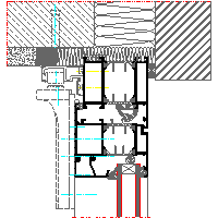 Aluprof S.A. - Drzwi harmonijkowe (folding doors) MB70 DH - 18 MB70_HARM-021 dwg