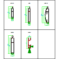 ALUPROF UK LTD. - Flush mounted roller shutter systems SP - 1 Listwy_dolne_SK, SKO, SKO-P, SKP, SP, SP-E dwg